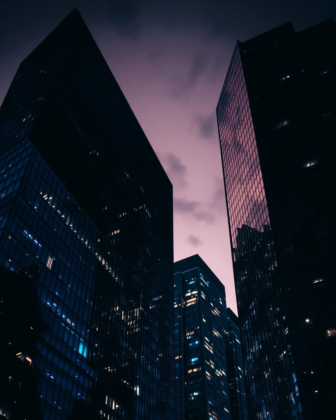 Miami Brickell corporate skyline